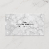 Carte De Visite Tour Eiffel Elégance (Dos)