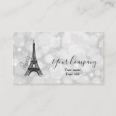 Carte De Visite Tour Eiffel Elégance (Devant)