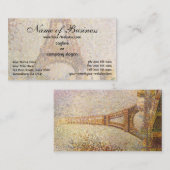 Carte De Visite Tour Eiffel par Georges Pierre Seurat (Devant / Derrière)