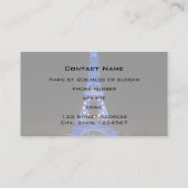 Carte De Visite Tour Eiffel pittoresque de nuit (Dos)