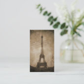 Carte De Visite Tour Eiffel vintage (Debout devant)