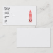 Carte De Visite Tour rose (Devant / Derrière)