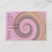 Carte De Visite tour rose (Dos)