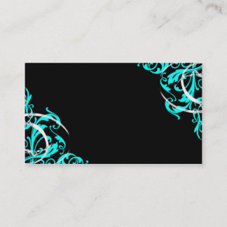 Carte De Visite Tourbillon turquoise