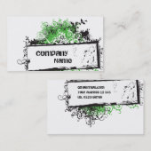 Carte de visite tourbillonnant (Devant / Derrière)