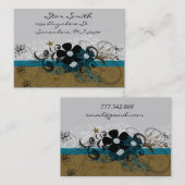 CARTE DE VISITE TOURBILLONNANT - (Devant / Derrière)