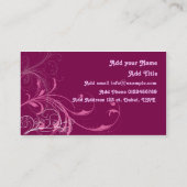 Carte de visite tourbillonnant (Dos)