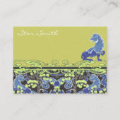 Carte De Visite Tourbillonnant élaboration du Poster de animal Vin (Dos)