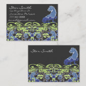 Carte De Visite Tourbillonnant élaboration du Poster de animal Vin (Devant / Derrière)