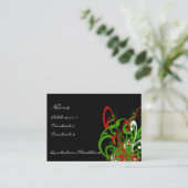 Carte De Visite Tourbillonnant Paint Splats - C... - Customisé (Debout devant)