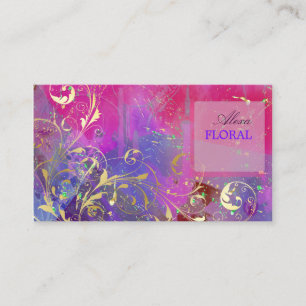 Carte De Visite Tourbillons abstraits et filigranes de PixDezines