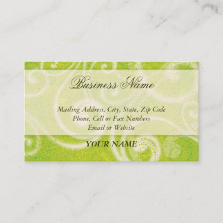 Carte De Visite tourbillons de printemps ~ bc