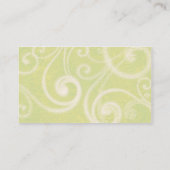 Carte De Visite tourbillons de printemps ~ bc (Dos)