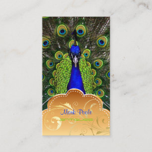 Carte De Visite Tourbillons PixDezines Peacock+filigree