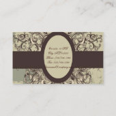 Carte De Visite tourbillons tourbillons tourbillon tourbillon en d (Dos)