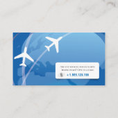 Carte De Visite Tourisme | Agent de voyage (Dos)