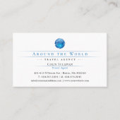 Carte De Visite Tourisme | Agent de voyage (Devant)