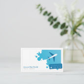 Carte De Visite Tourisme | Agent de voyage (Debout devant)