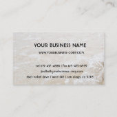 Carte De Visite Tourisme tropical de voyage d'ananas de plage (Dos)