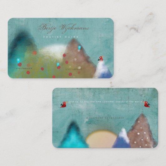 Carte De Visite Tourist Guide (Devant / Derrière)