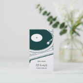 Carte De Visite Tourne-disque de vieille école (Debout devant)