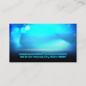 Carte De Visite Tourne-disques DJ | Equaliseur audio | Logo audio (Dos)