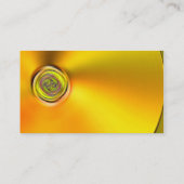Carte de visite tourné d'or (Dos)