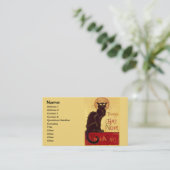 Carte De Visite Tournée du Conversation Noir, Theophile Steinlen (Debout devant)