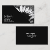 Carte De Visite Tournesol (Devant / Derrière)