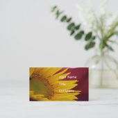Carte De Visite Tournesol (Debout devant)