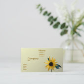 Carte De Visite Tournesol (Debout devant)