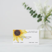 Carte De Visite Tournesol (Debout devant)