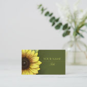 Carte De Visite Tournesol (Debout devant)