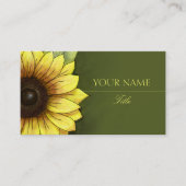 Carte De Visite Tournesol (Devant)