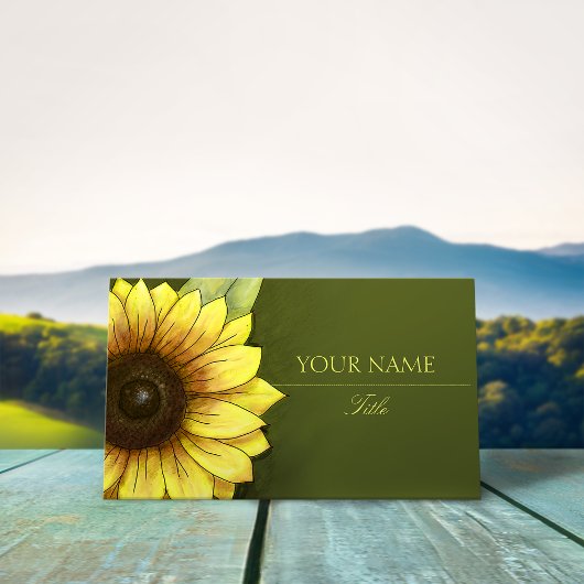 Carte De Visite Tournesol