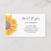 Carte De Visite Tournesol (Devant)