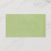 Carte de visite tournesol (Dos)