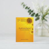 Carte De Visite Tournesol (Debout devant)