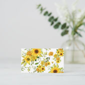 Carte De Visite Tournesol 8 (Debout devant)