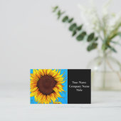 Carte De Visite Tournesol de campagne (Debout devant)