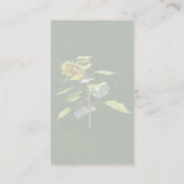 Carte De Visite Tournesol et Épervier (Dos)
