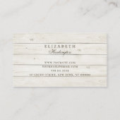 Carte De Visite Tournesol. Fleur rustique. Professionnel floral (Dos)