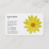 Carte De Visite Tournesol Helianthus 'Lemon Queen' - Rouge foncé (Dos)