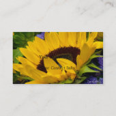 Carte De Visite Tournesol réservé (Dos)