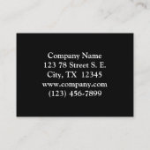 Carte De Visite Tournesol rustique sur la Barre (Dos)