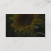 Carte De Visite Tournesols dans le domaine (Dos)