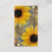 Carte De Visite Tournesols et étoiles (Devant)