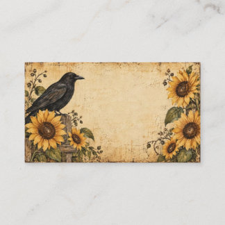 Carte de visite Tournesols & Pays des Corbeaux