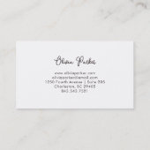 Carte De Visite Tournesols rustiques | Clair et coloré (Dos)