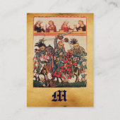 CARTE DE VISITE TOURNOI MÉDIÉVAL, COMBATTRE DES CHEVALIERS ET DES  (Dos)